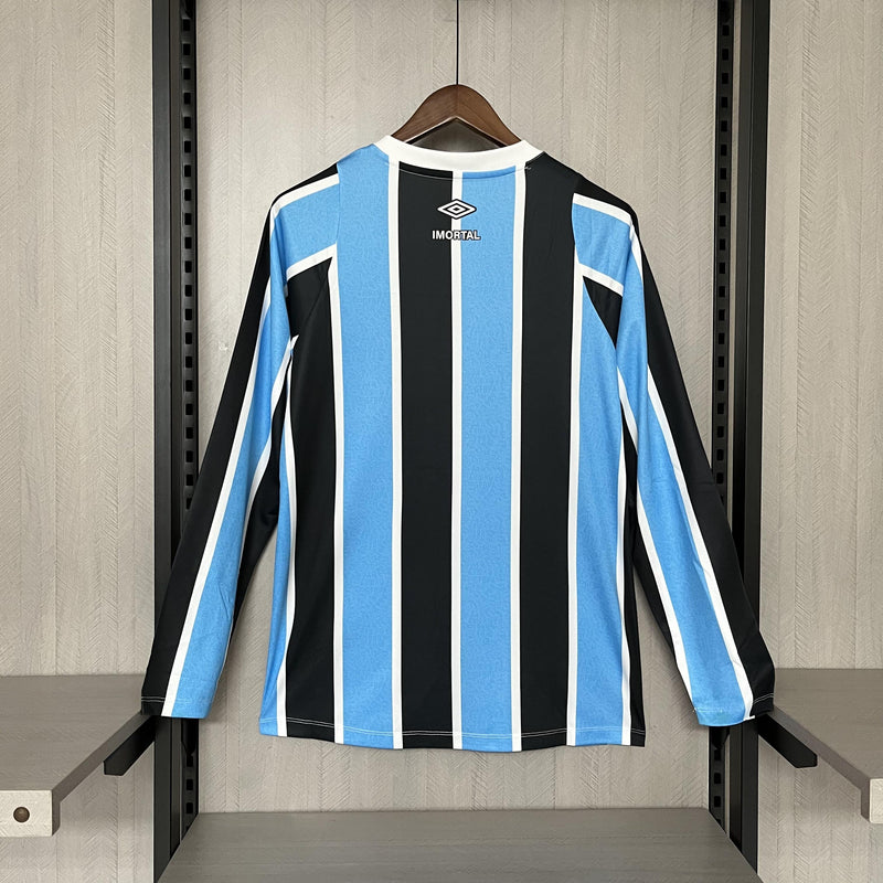 Camisa de Goleiro Titular Grêmio 24/25 - Azul Manga Longa