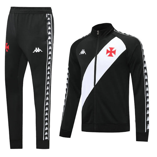 Conjunto Treino Vasco Da Gama 20/21 Agasalho - Preto