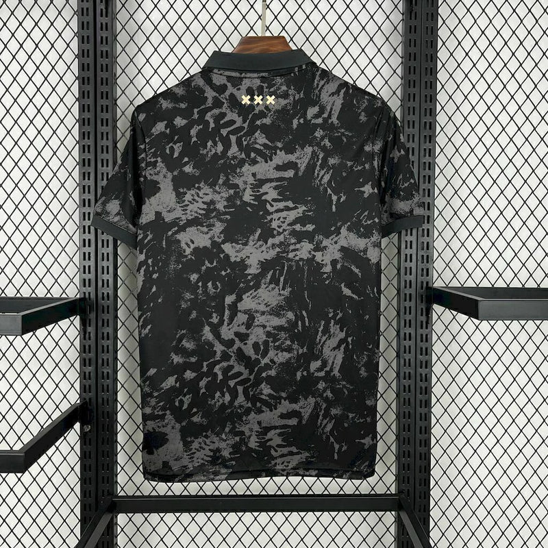 Camisa Ajax 25/26 Torcedor Masculina - Preta