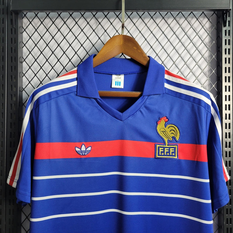 Camisa França Retrô home I 1984/86