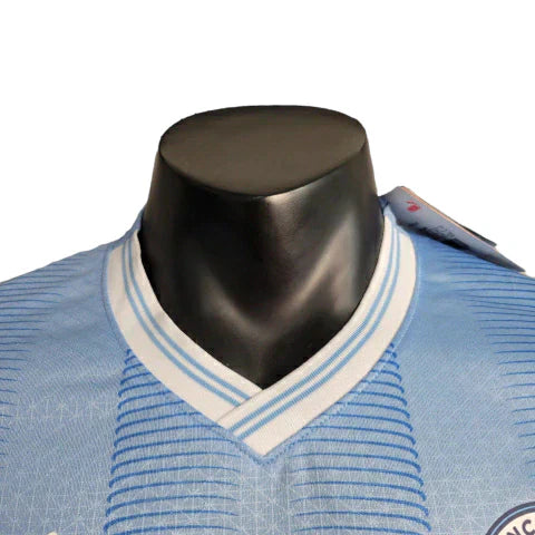 Camisa Manchester City I 23/24 Jogador Puma Masculina - Azul